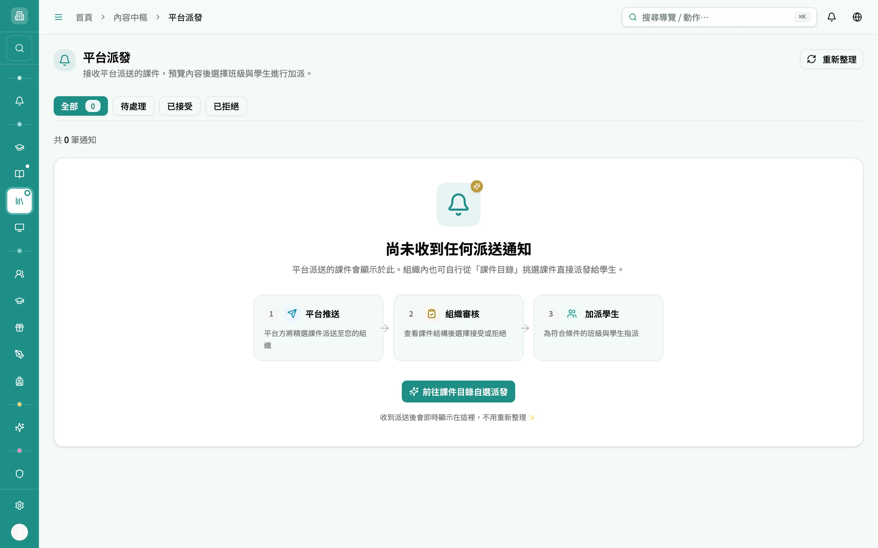 平台派發收件匣